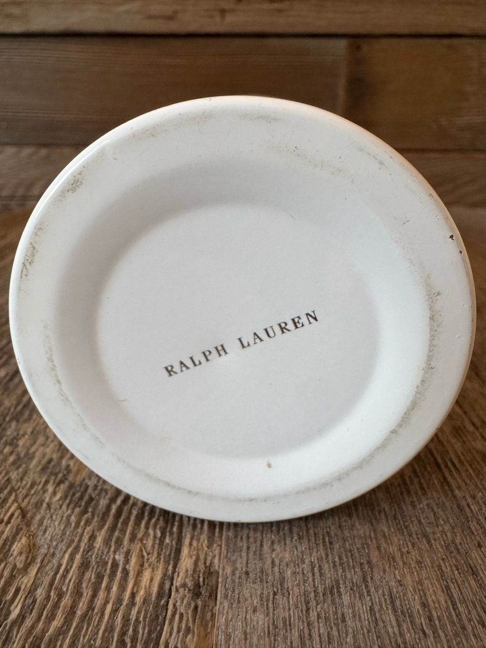 Ralph Lauren White Travel Tumbler with Green Bear Logo - Picture 6 of 6